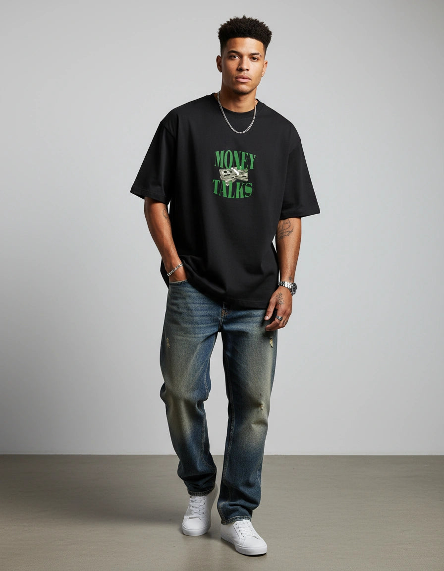 Oversized Money Talks Classic T-Shirt